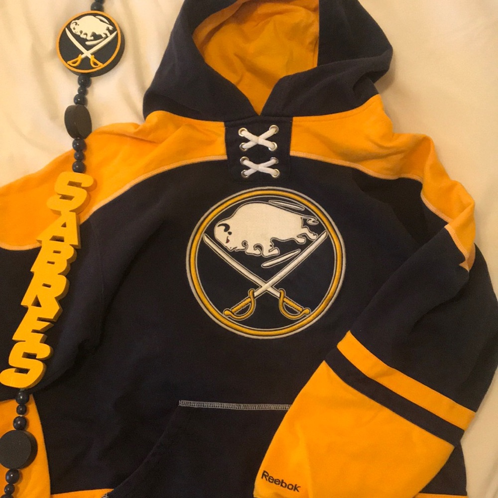 Youth Buffalo Sabre’s Lace Up Hoodie
